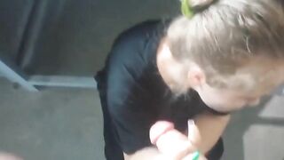 Embarrassed to suck dick and cummed in mouth - for good grades [Russian girl]