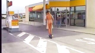 French Busty Roller Coaster Strip on Drivestop
