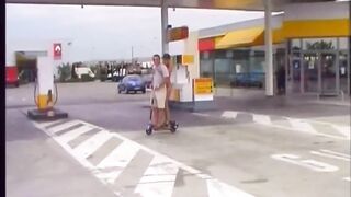 French Busty Roller Coaster Strip on Drivestop