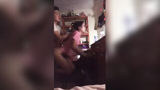 Bro Fucks YOUNG sis from the back!!