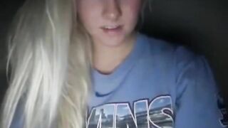 Cute Blonde Shows Off Her Big Booty on Webcam